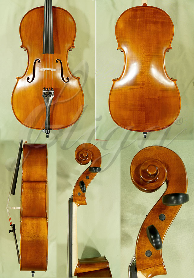 Antiqued 4/4 School GENIAL 1-Oil Cello * Code: C4310