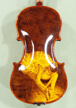 Shiny 4/4 MAESTRO VASILE GLIGA One Piece Back Violin * Code: B6161