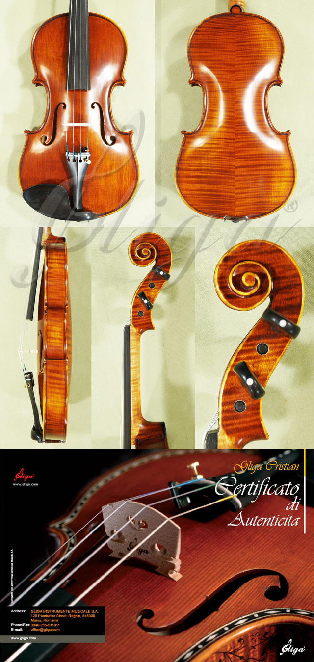 Antiqued 4/4 MAESTRO GLIGA Violin * Code: B8179