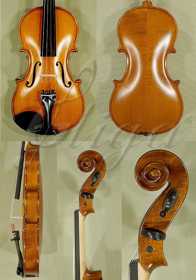 Antiqued 7/8 School GENIAL 1-Oil Violin * Code: C3606