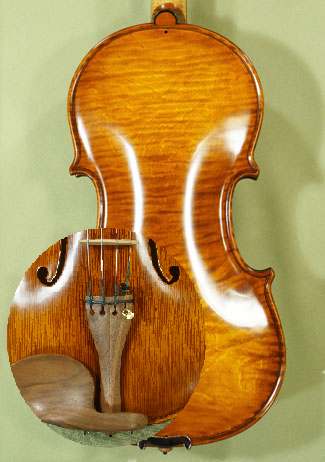 Antique Scratched 4/4 MAESTRO VASILE GLIGA One Piece Back Violin 'Pietro Guarneri of Mantua 1704' * Code: C3988