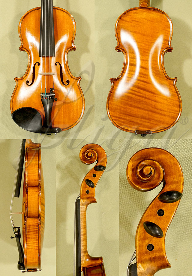 Antiqued 1/8 WORKSHOP GEMS 1 One Piece Back Violin * Code: C6483