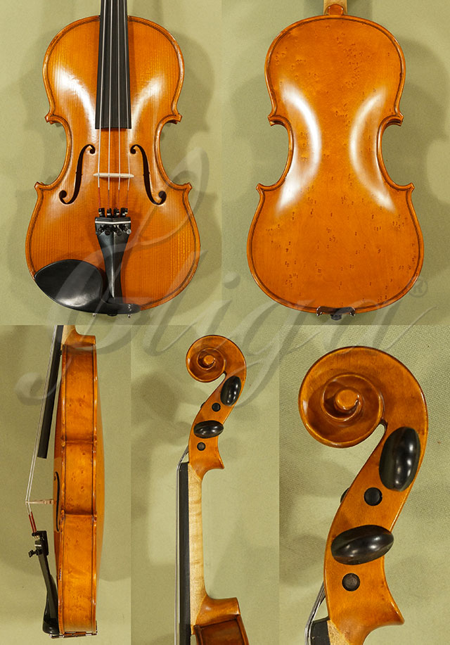 Antiqued 13" Student GEMS 2 Birds Eye Maple One Piece Back Viola  * Code: C6609