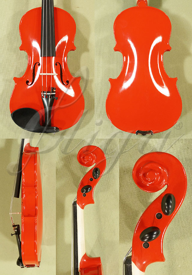 1/8 School GENIAL 1-Oil Red Violin  * Code: C6918