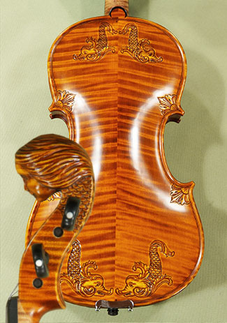 4/4 MAESTRO VASILE GLIGA Girl Scroll Violin * Code: C9533