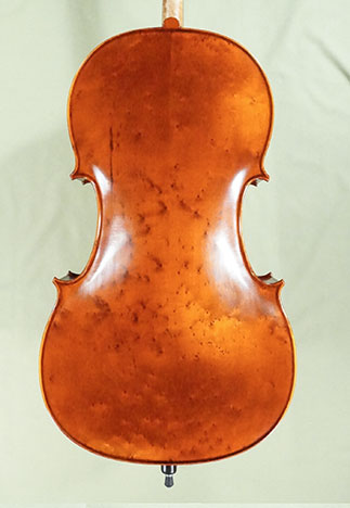 Antiqued 4/4 PROFESSIONAL GAMA Birds Eye Maple Cello * Code: D0193