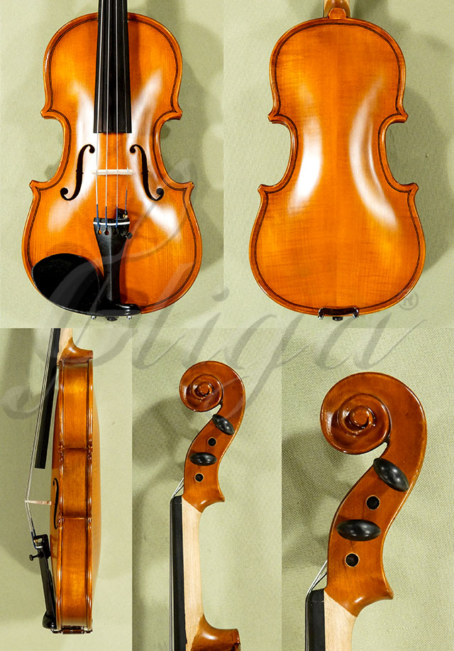Antiqued 1/8 School GENIAL 1-Oil Violin  * Code: D0409