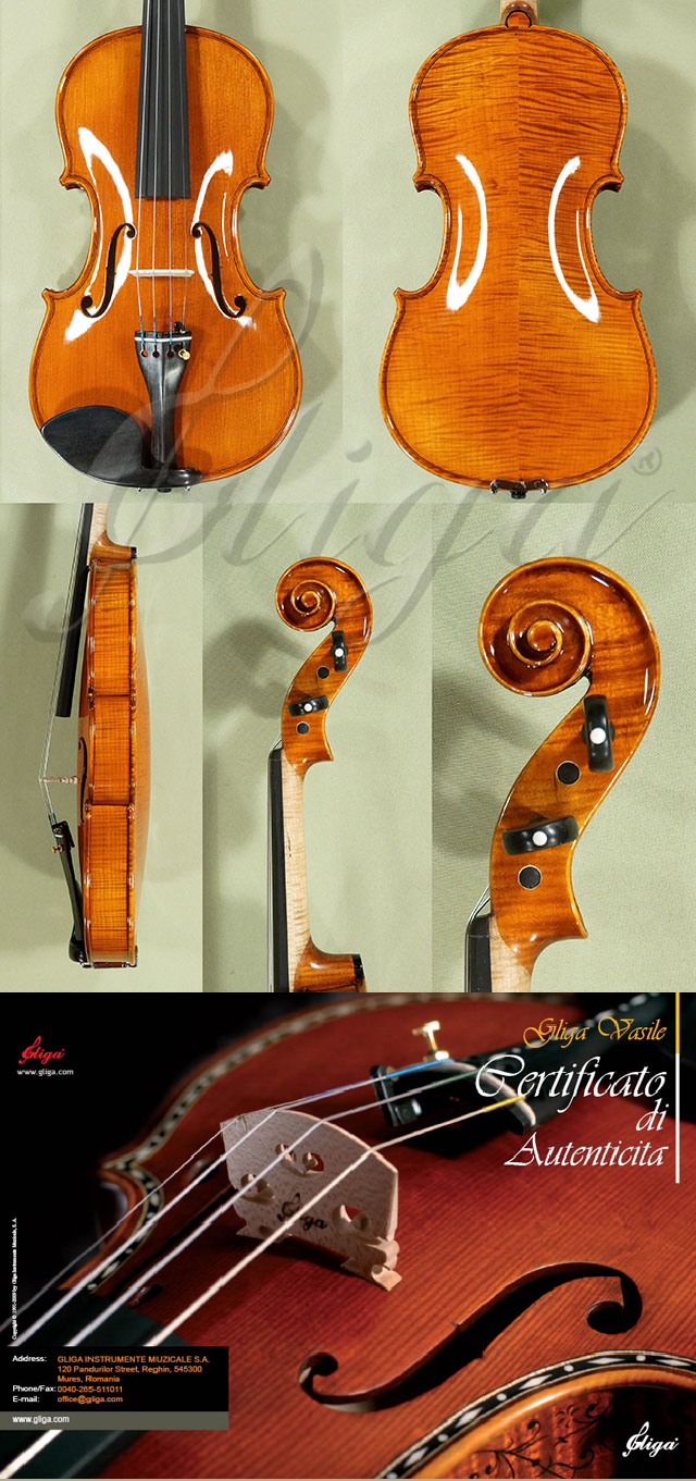 Shiny 4/4 MAESTRO VASILE GLIGA Violin  * Code: D0452
