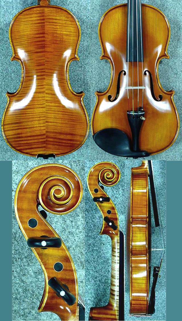 Antiqued 3/4 PROFESSIONAL GAMA Violin * Code: 6365